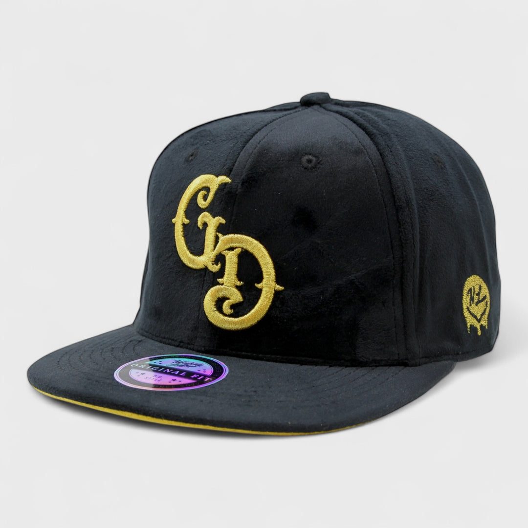 Naughty League Las Vegas Gold Diggers snapback velvet black/gold - Shop-Tetuan