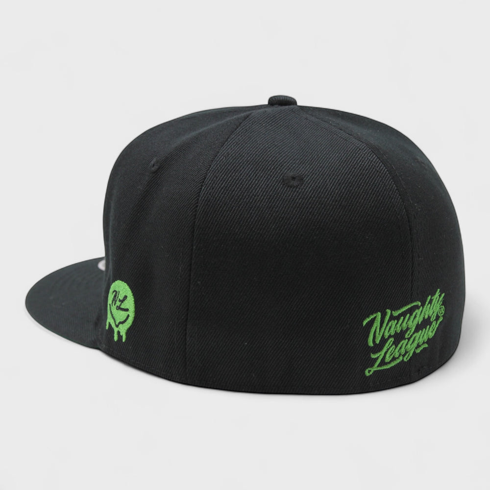 Naughty League Detroit Dirty Kermits fitted black - Shop-Tetuan
