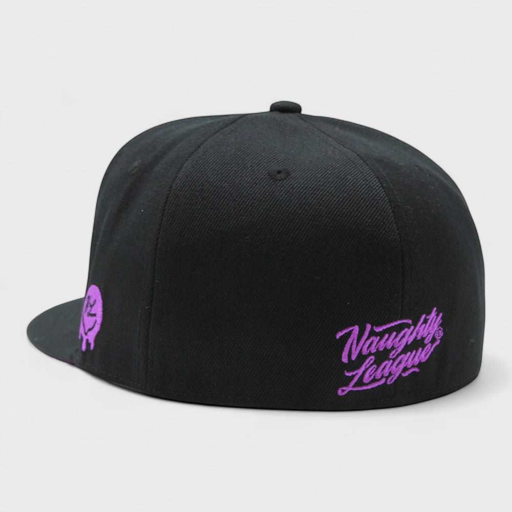 Naughty League San Jose Stalkers fitted black/purple - Shop-Tetuan
