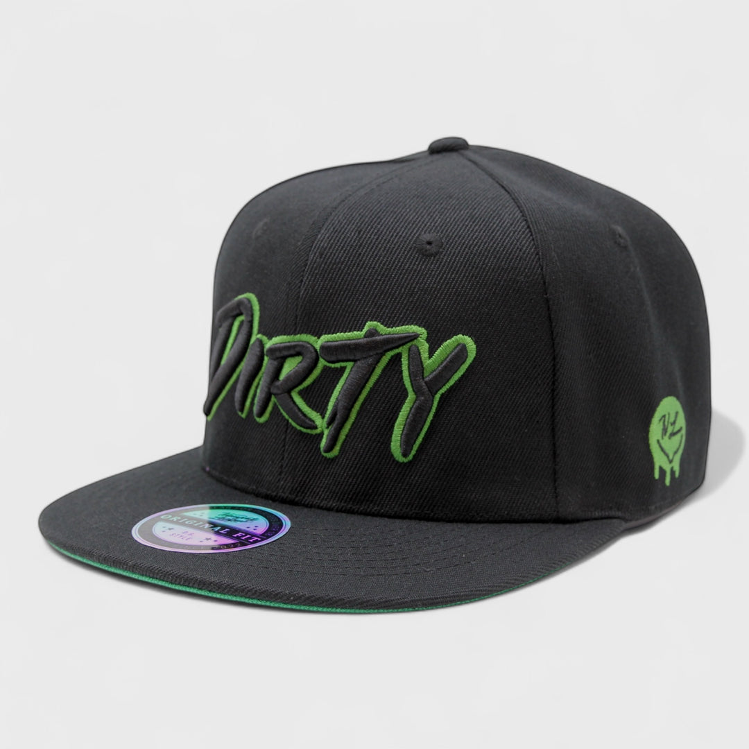 Naughty League Detroit Dirty Kermits fitted black - Shop-Tetuan