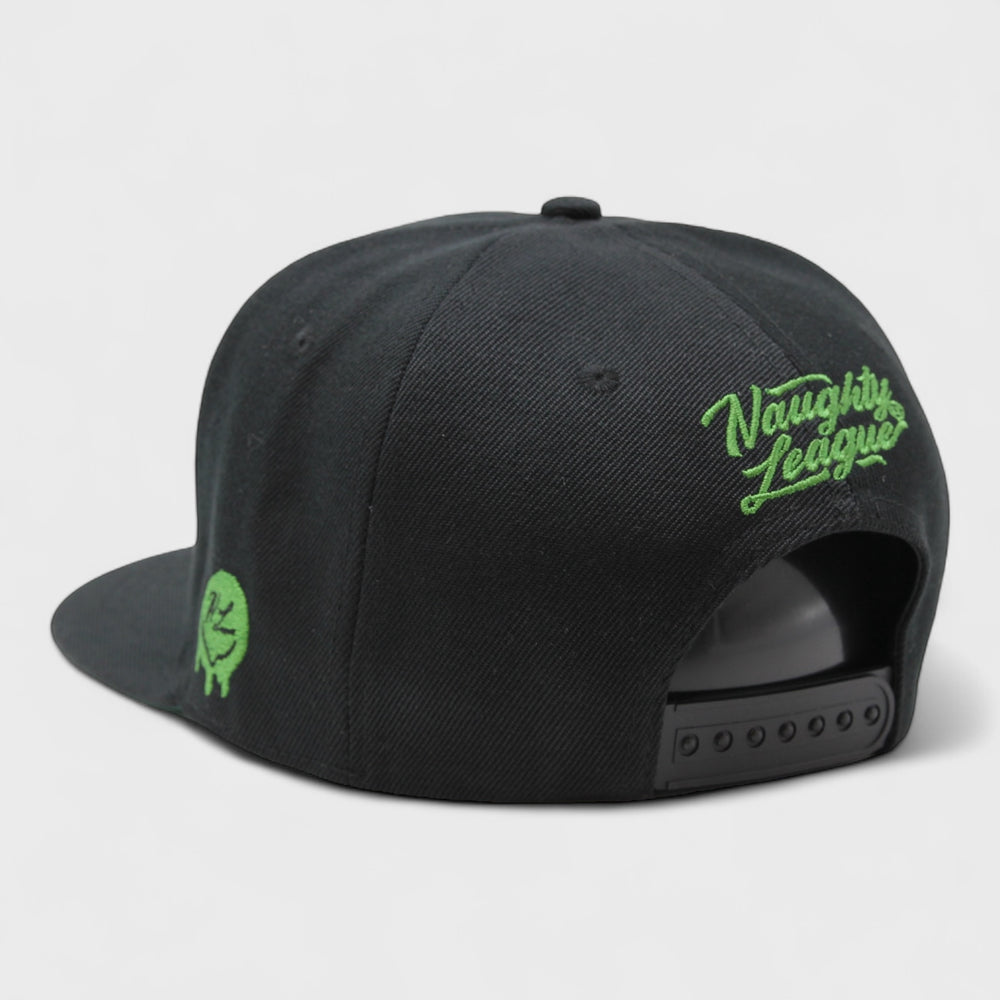 Naughty League Detroit Dirty Kermits Snapback black - Shop-Tetuan