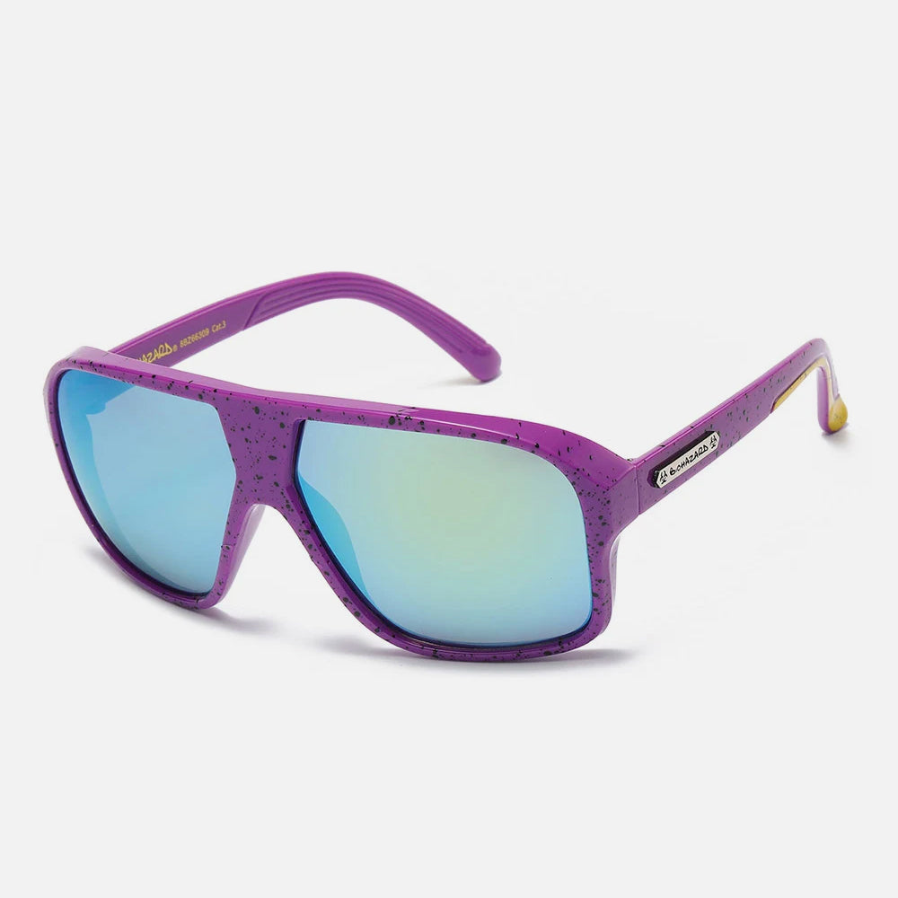 Biohazard Oval Sunglasses purple - Shop-Tetuan