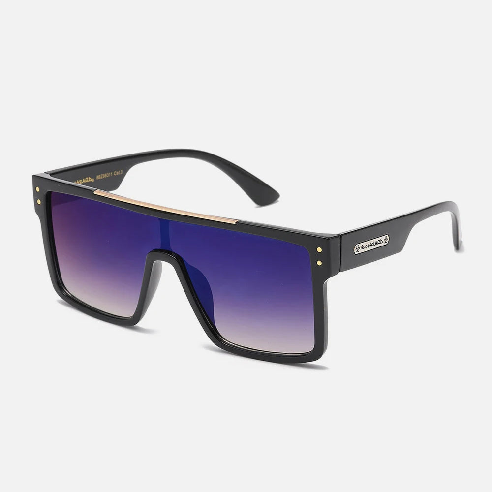 Biohazard Shield Squared Sunglasses black purple-fade lens