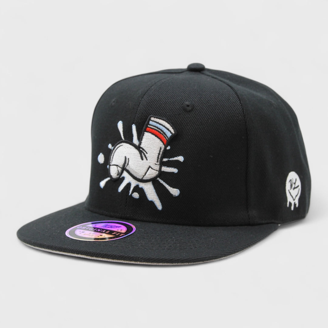 Naughty League Boston Wank Sox Splash Logo snapback black/white - Shop-Tetuan