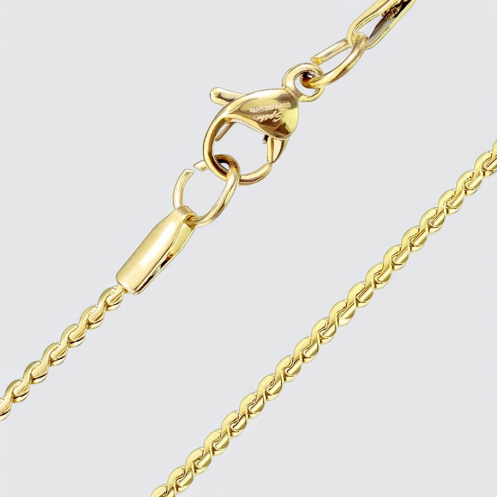 Stainless Steel Chain Necklace with Lobster Clasp gold - Shop-Tetuan
