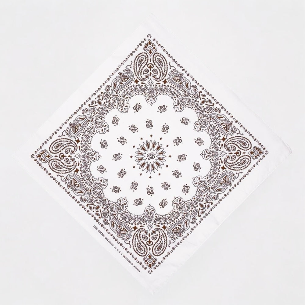 Bandana white/brown - Shop-Tetuan