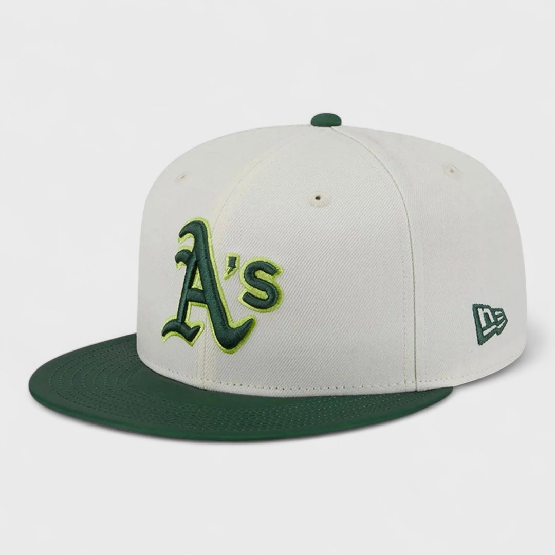 New Era MLB Colour Develop 59Fifty O Athletics off white/green - Shop-Tetuan