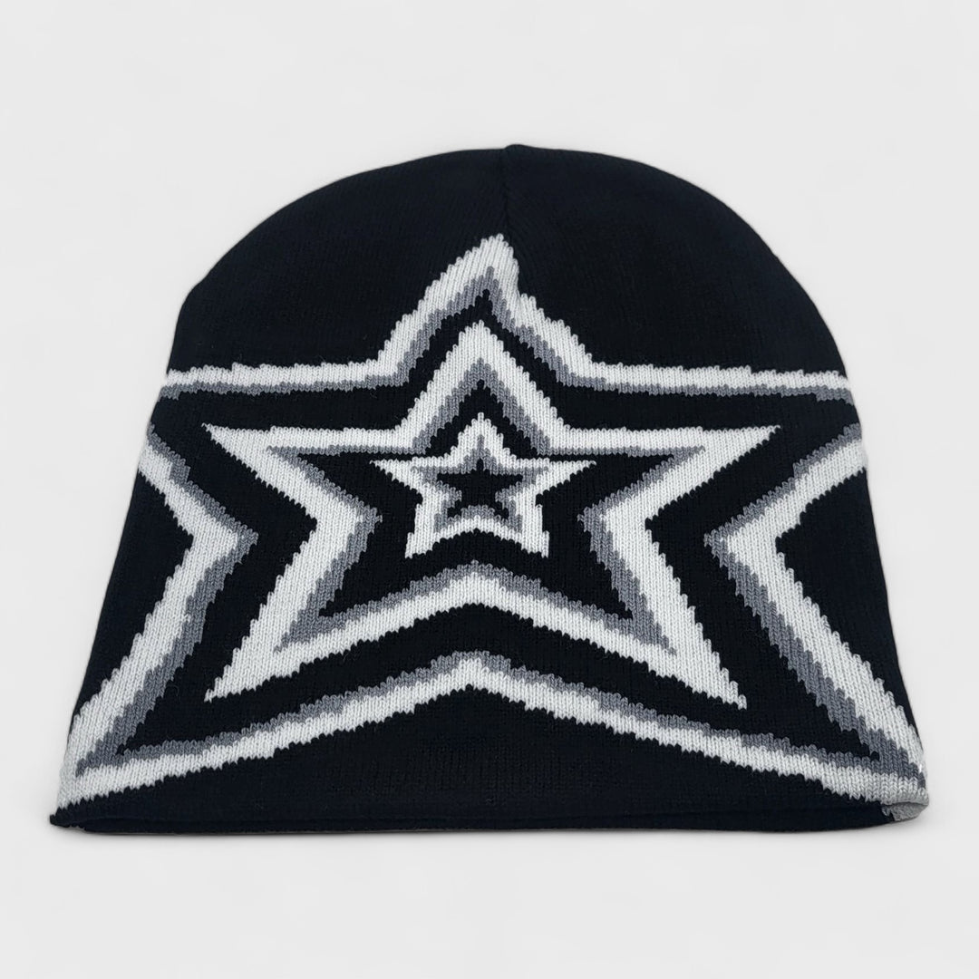 Major Wear Fashion Knitted Beanie black