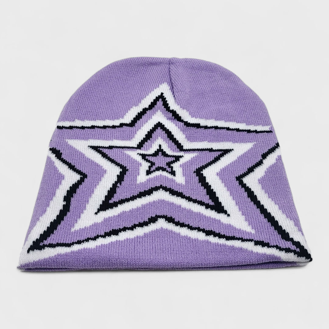 Major Wear Fashion Knitted Beanie lilac