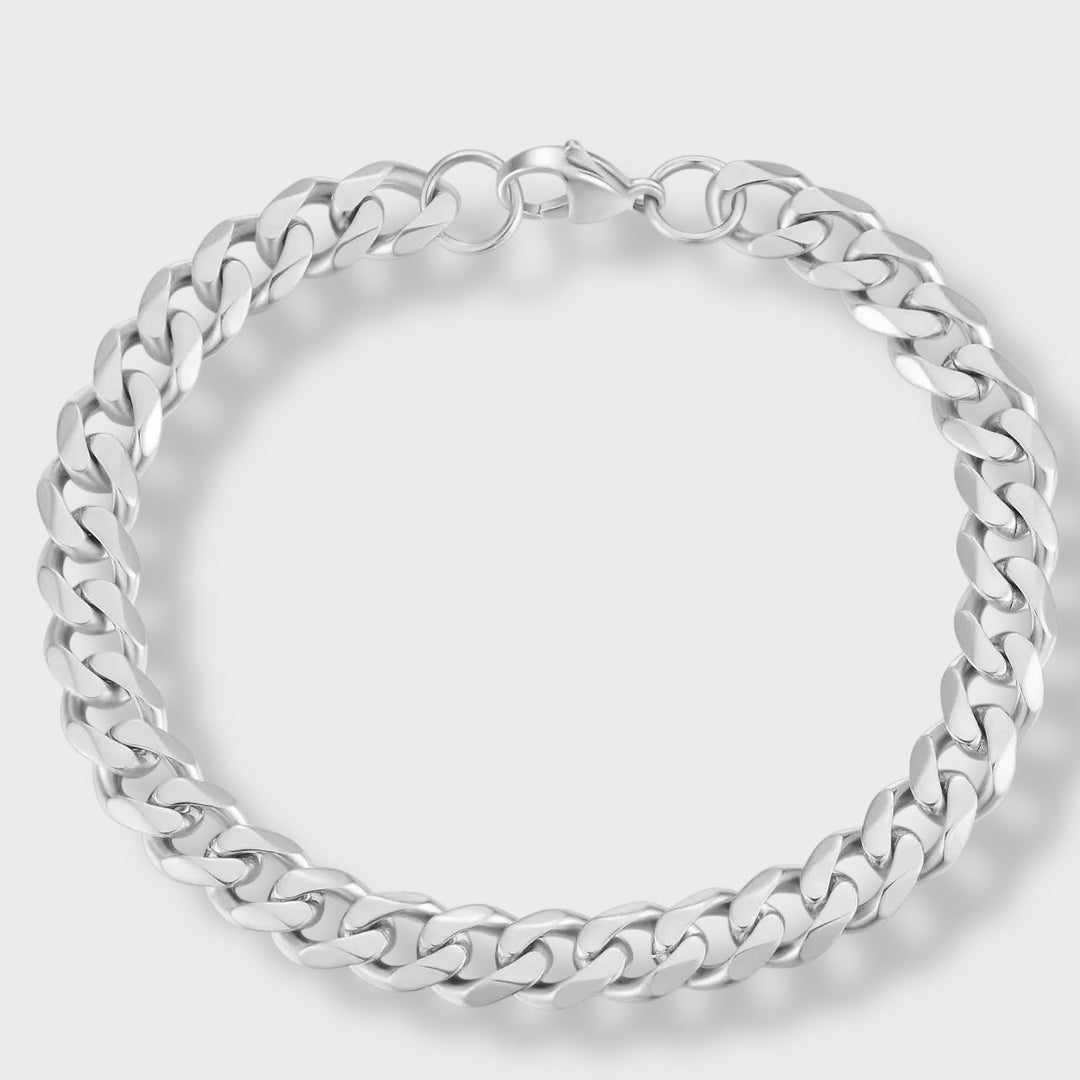 Cuban Link Bracelet 9mm x 21cm steel