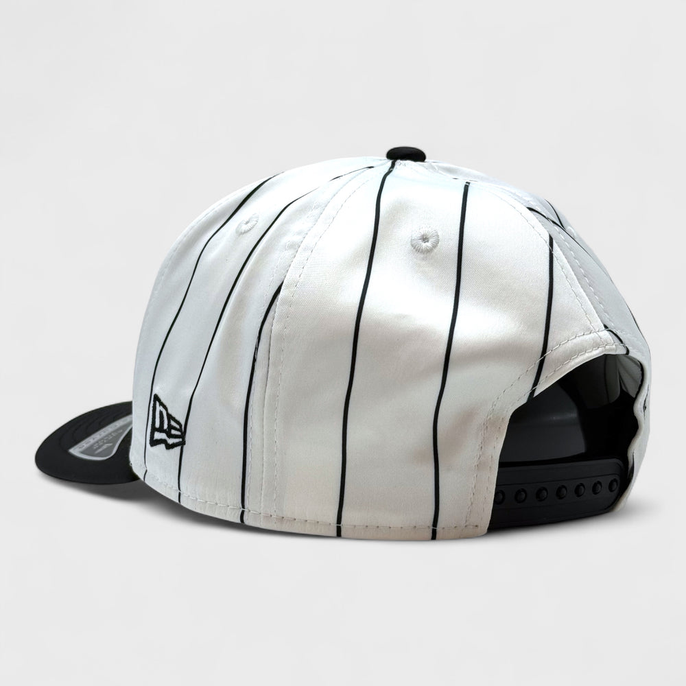 New Era 950AF Satin Pinstripe C White Sox white/black - Shop-Tetuan
