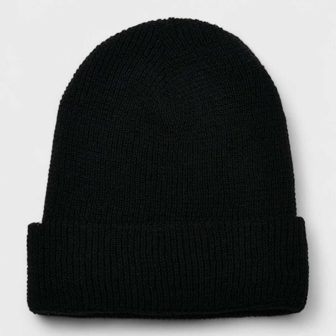 Flexfit Recycled Yarn Waffle Knit Beanie black - Shop-Tetuan