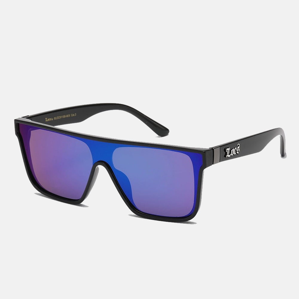 Locs Rectangle Sunglasses black/purple - Shop-Tetuan