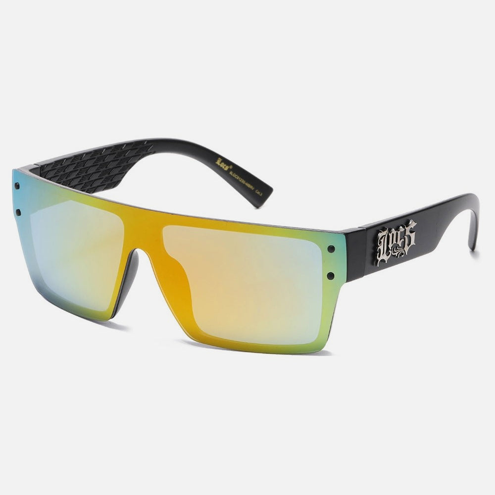 Locs Rectangle Sunglasses black/yellow - Shop-Tetuan