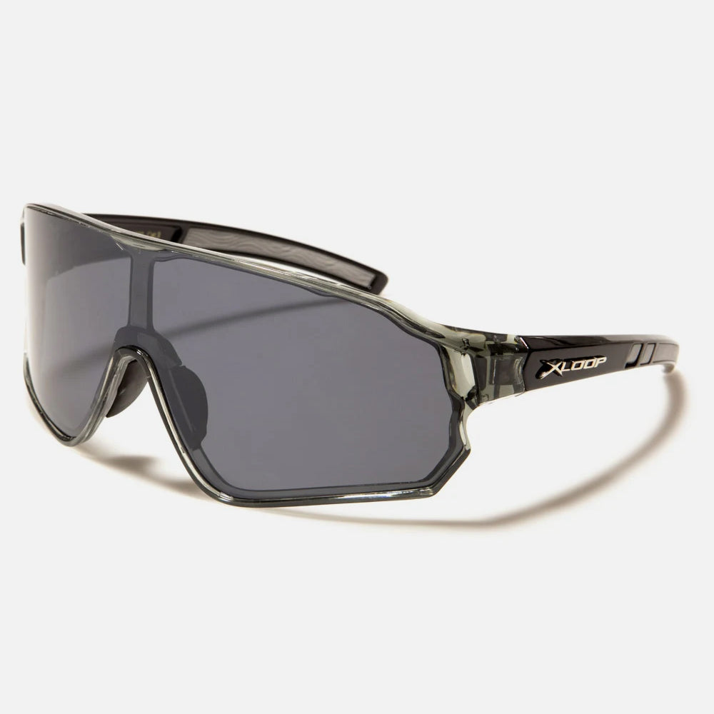 X-Loop Shield Sunglasses transparent/black - Shop-Tetuan