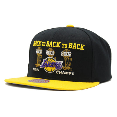 Mitchell & Ness NBA 00-03 Lakers Champs snapback HWC LA Lakers blk/gold - Shop-Tetuan