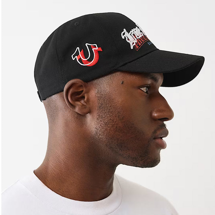 True Religion Double Print Cap black - Shop-Tetuan