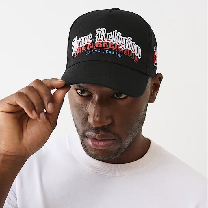 True Religion Double Print Cap black - Shop-Tetuan