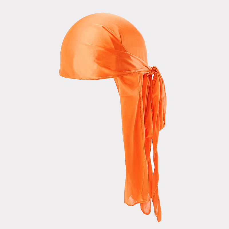 Silky Satin Du-Rag orange - Shop-Tetuan