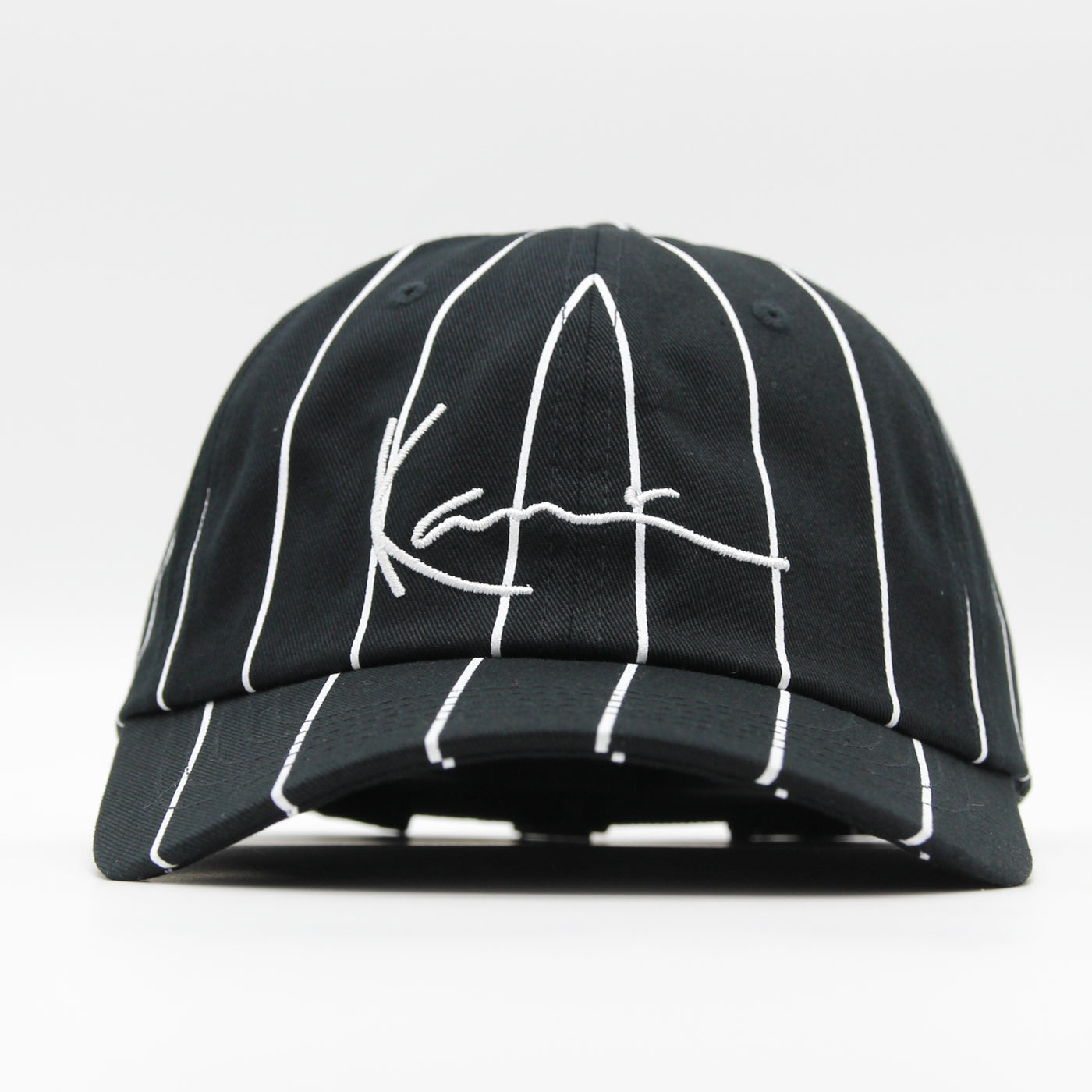 Karl Kani Signature Pinstripe cap black/white - Shop-Tetuan