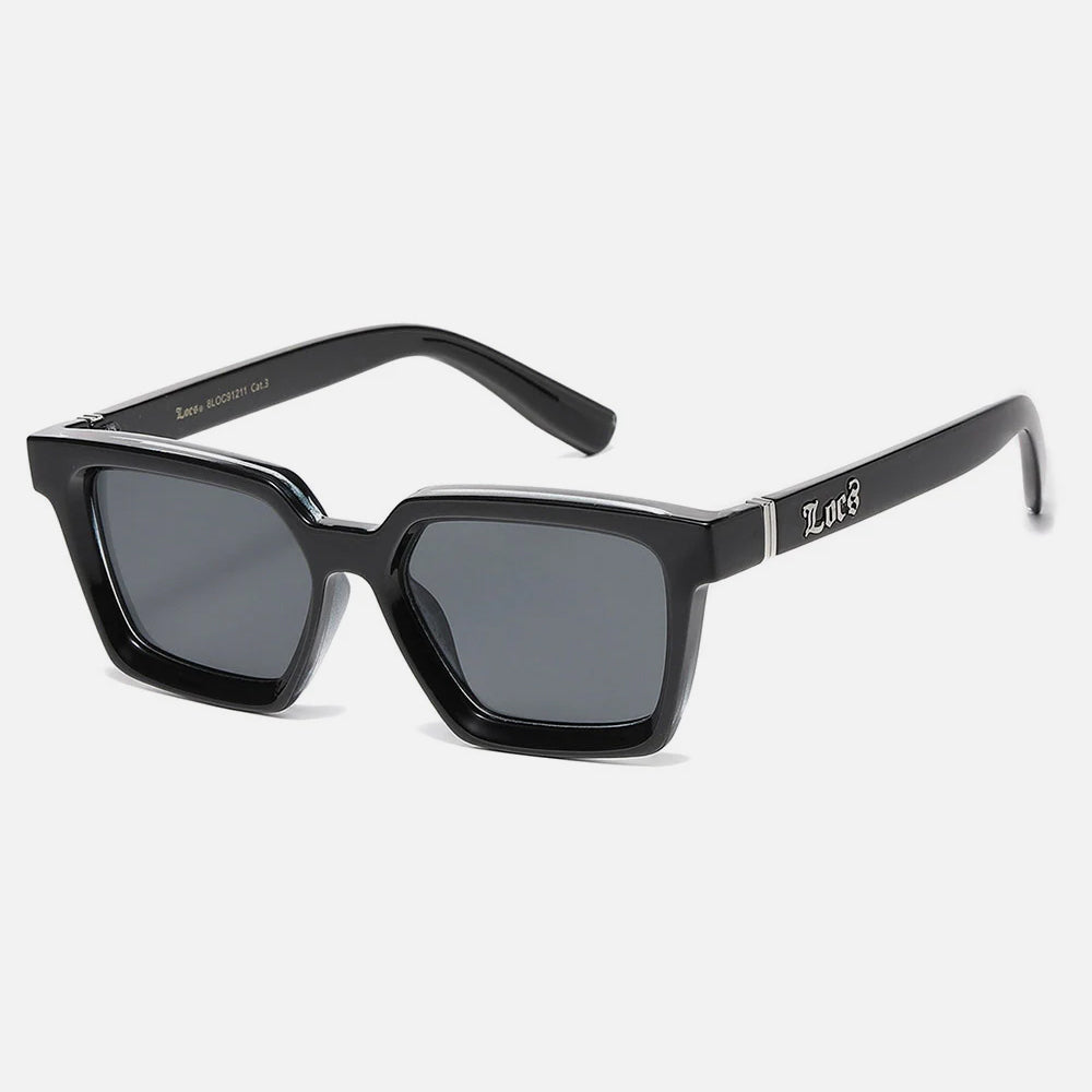 Locs Rectangle Sunglasses black - Shop-Tetuan