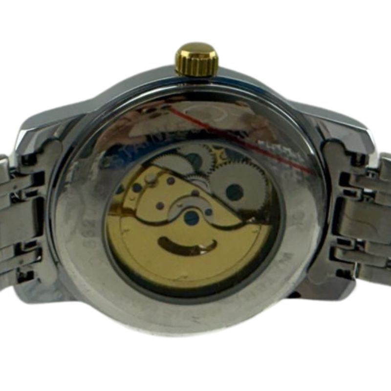 Longbo Automatic Watch with Metal Bracelet Metal 2-tone D4 silver/gold - Shop-Tetuan