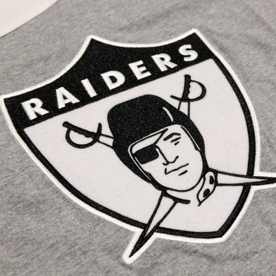 Mitchell & Ness NFL Colourblocked Cotton tank top O Raiders grey heather/black - Shop-Tetuan