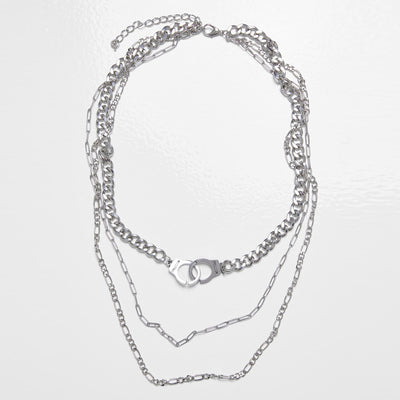 Urban Classics Saturn Layering Necklace silver - Shop-Tetuan