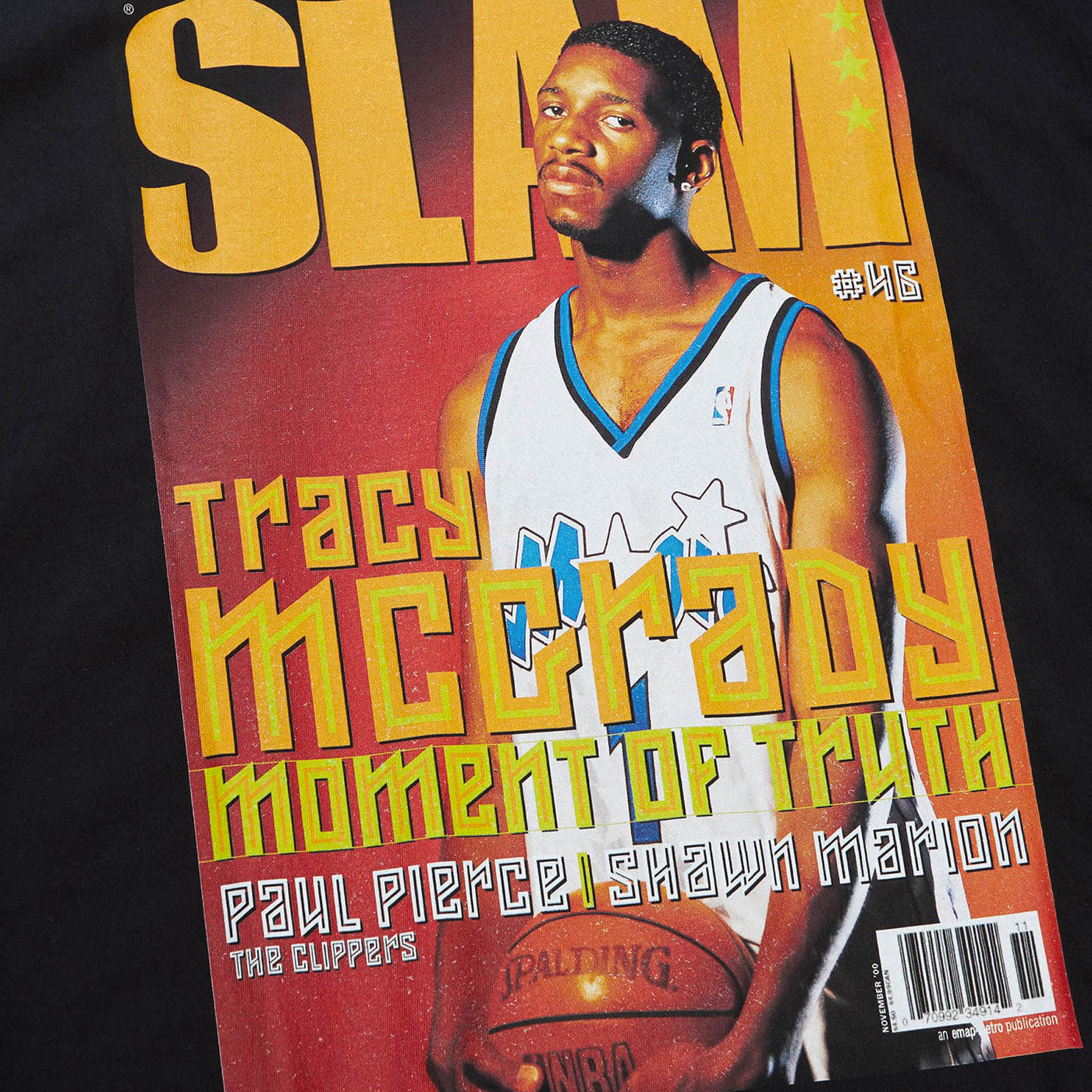 Mitchell & Ness NBA Slam Tee Magic Tracy McGrady black - Shop-Tetuan