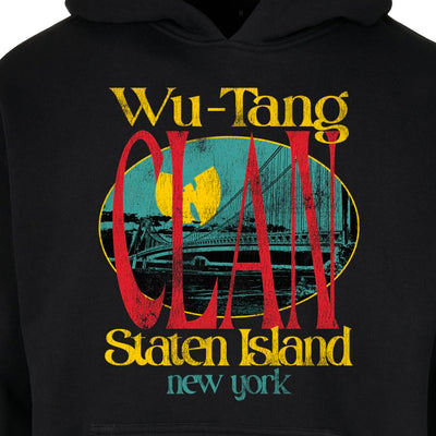 Wu-Wear Wu Tang Staten Island Heavy Oversize Hoodie black - Shop-Tetuan