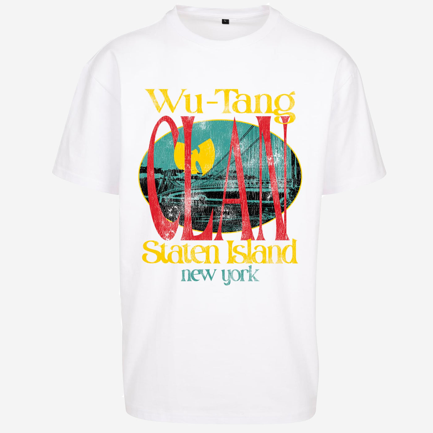 Wu-Wear Wu Tang Staten Island Oversize tee white - Shop-Tetuan