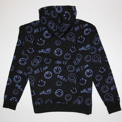 Karl Kani Signature Smiley hoodie black - Shop-Tetuan
