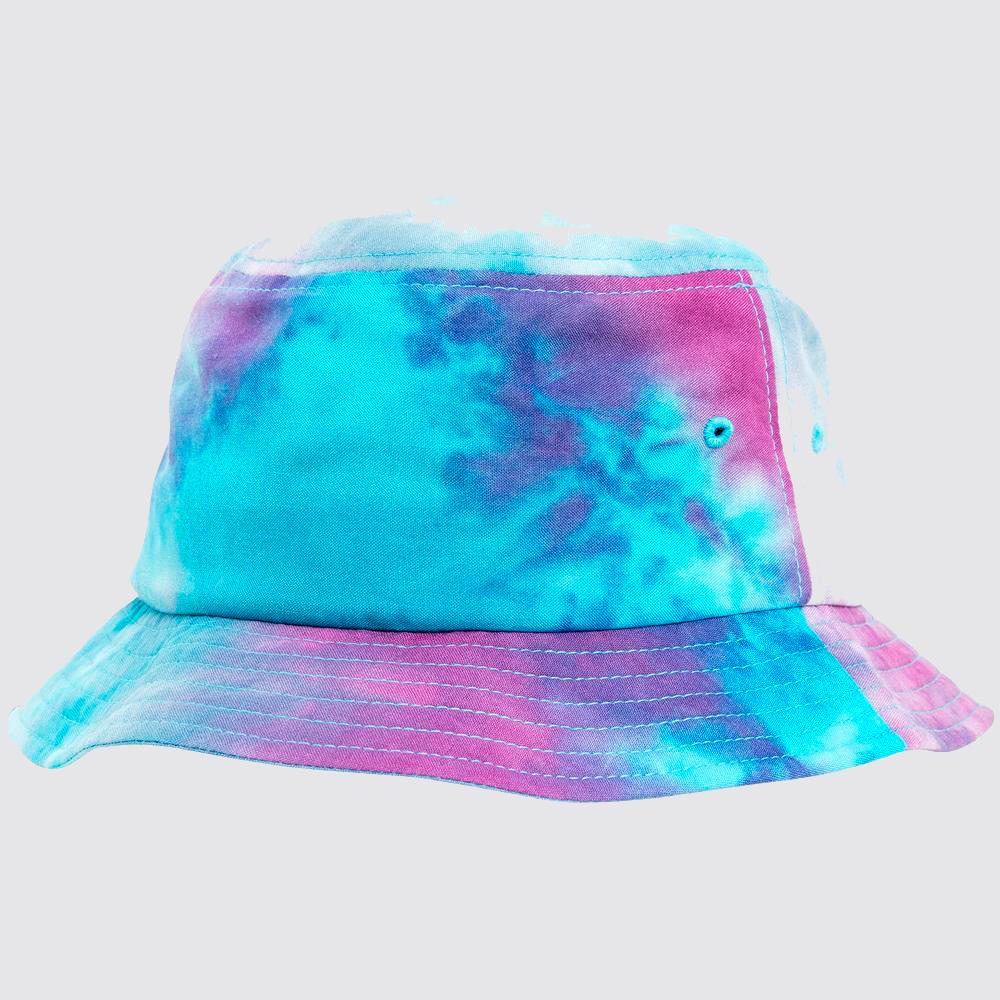 Flexfit Festival bucket purple/turquoise Shop-Tetuan Print hat 