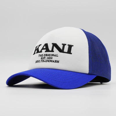 Karl Kani Retro Trucker cap blue/white - Shop-Tetuan