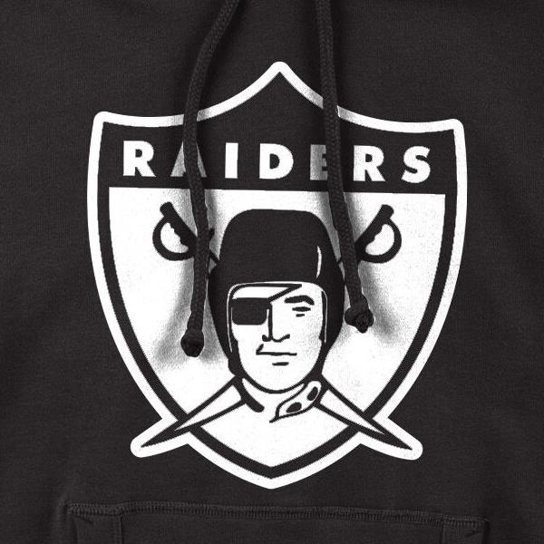 Mitchell & Ness NFL Big Face 3.0 hoodie O Raiders black - Shop-Tetuan