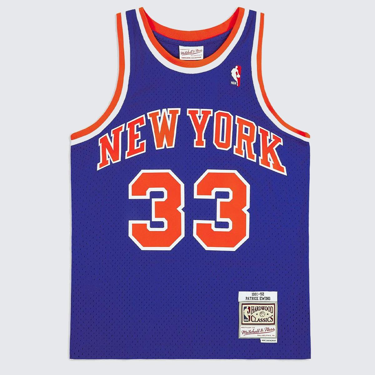 Mitchell & Ness NBA Swingman Jersey NYKnicks royal/orange - Shop-Tetuan