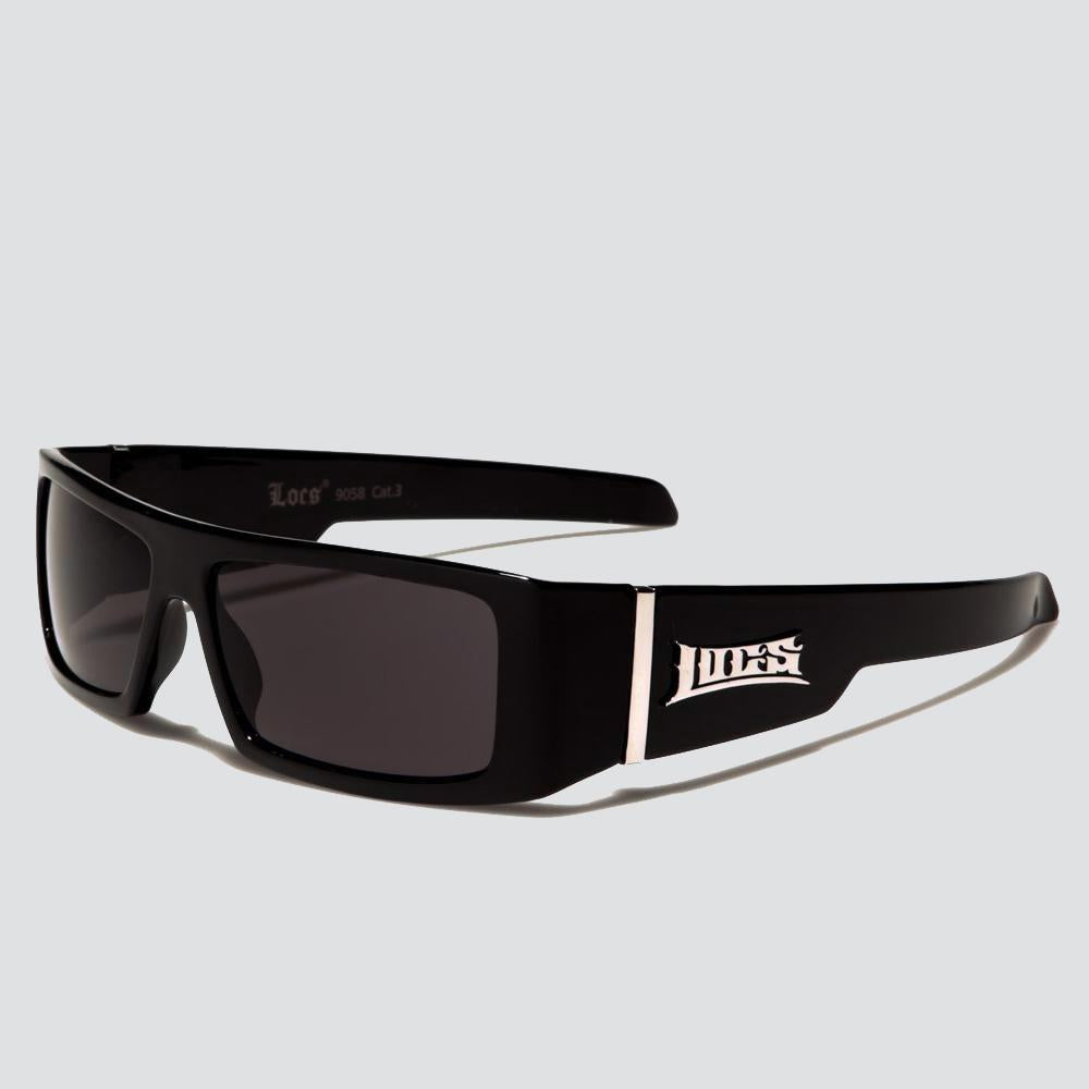 Locs Rectangle Unisex Sunglasses black - Shop-Tetuan