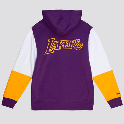 Mitchell & Ness Fusion Fleece 2.0 LA Lakers purple/white - Shop-Tetuan