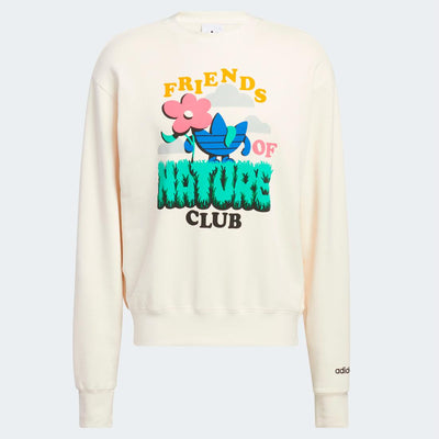 Adidas Friends Of Nature sweatshirt nondye/multco - Shop-Tetuan