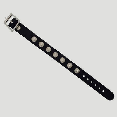 1 Row Conical Stud Leather Wristband - Shop-Tetuan