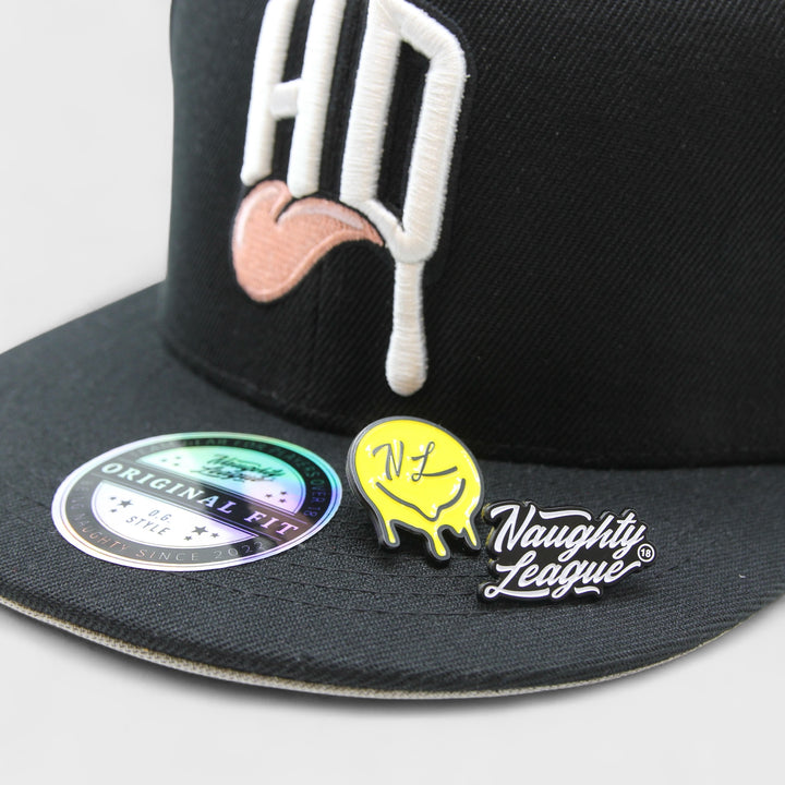 Naughty League Houston Horndogs HD Logo fitted black - Shop-Tetuan
