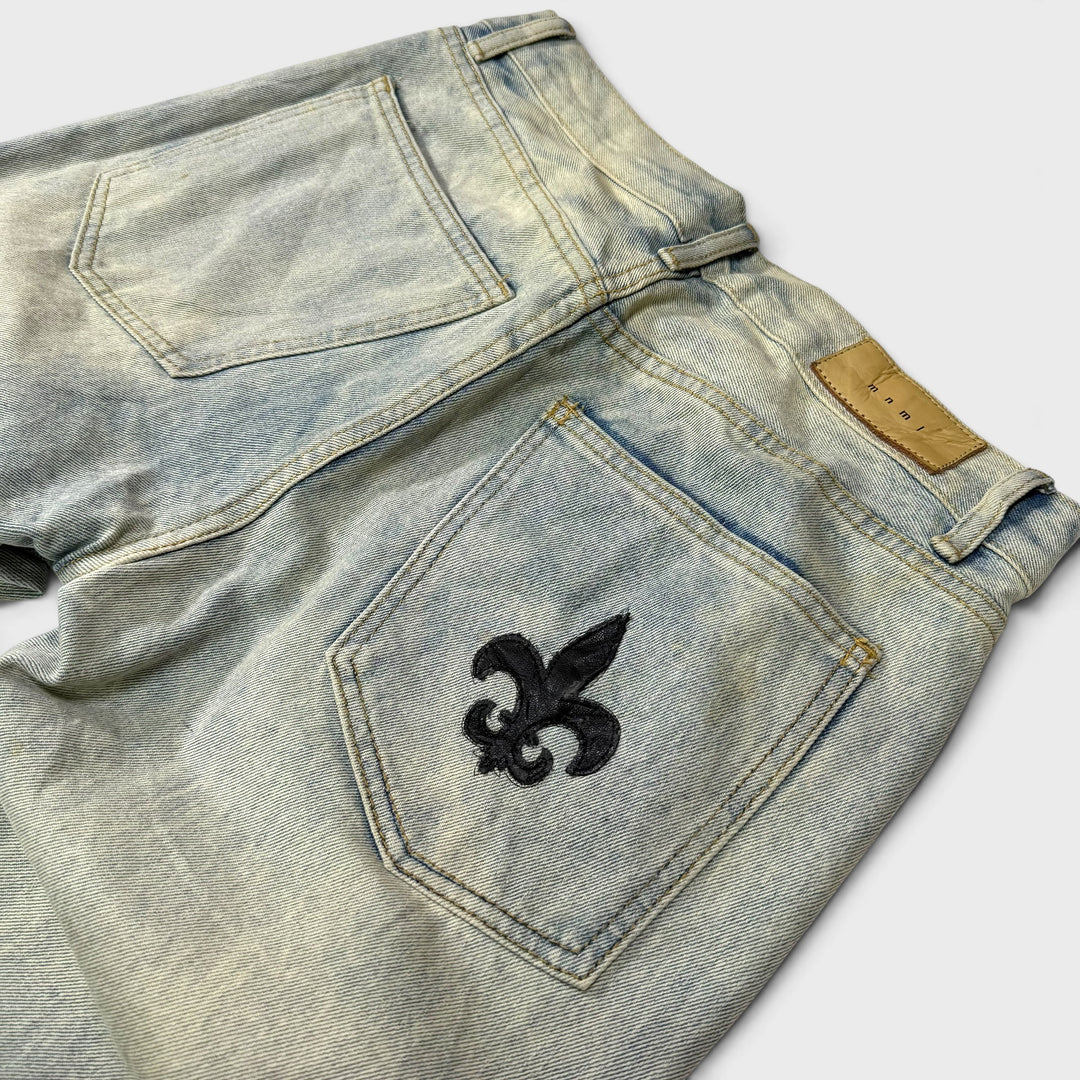 MNMI Fleur De Lis Vintage jeans washed blue 31