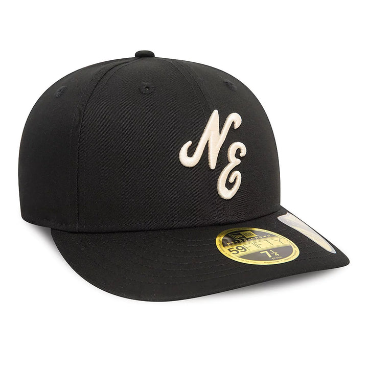 New Era Heritage Script Low Profile 59FIFTY black - Shop-Tetuan