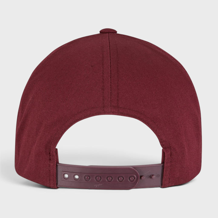 The Classics Yupoong 5-Panel Curved Classic snapback maroon