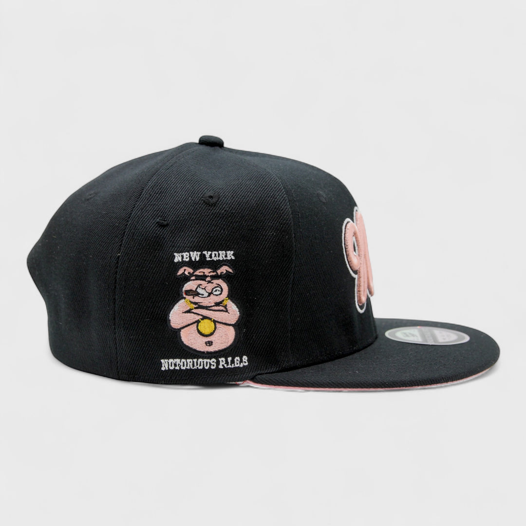 Naughty League New York Notorious Pigs snapback black/pink - Shop-Tetuan