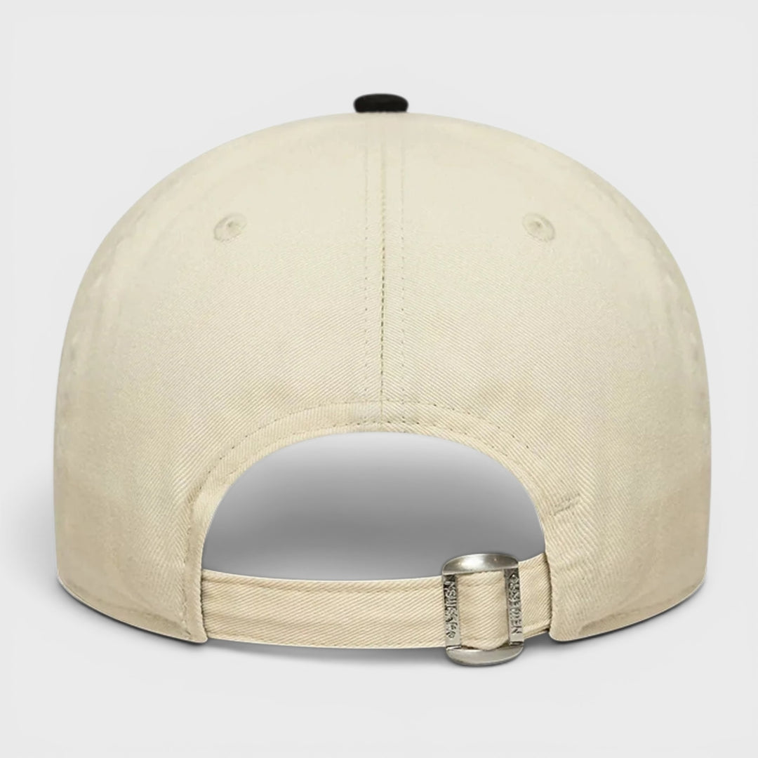 New Era Wash Distress 9Twenty A-Frame cap light beige/black - Shop-Tetuan