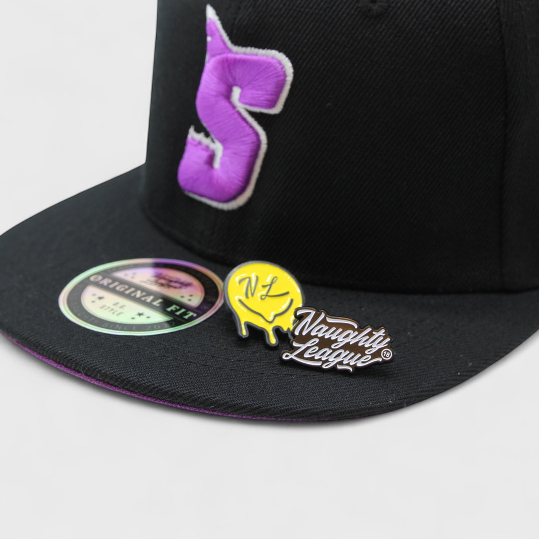 Naughty League San Jose Stalkers fitted black/purple - Shop-Tetuan