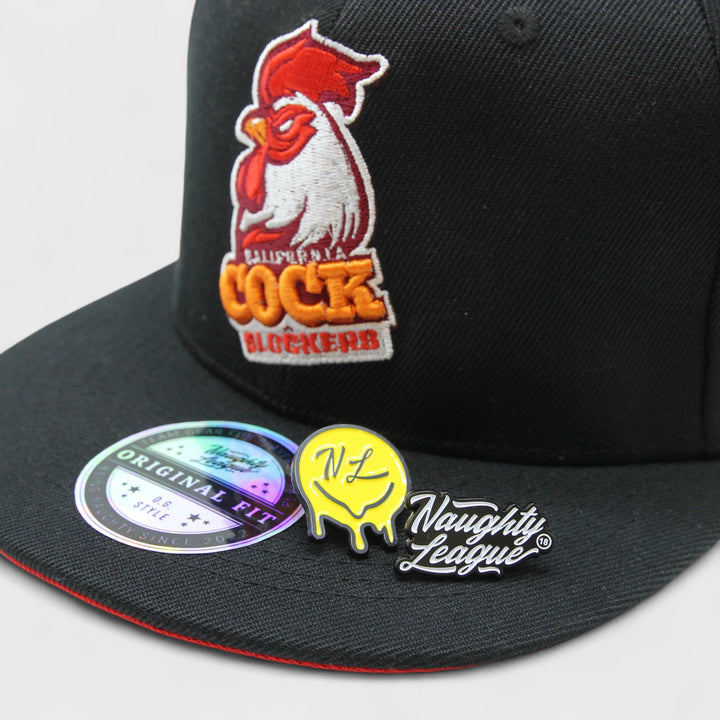 Naughty League California Cock Blockers snapback black/white - Shop-Tetuan