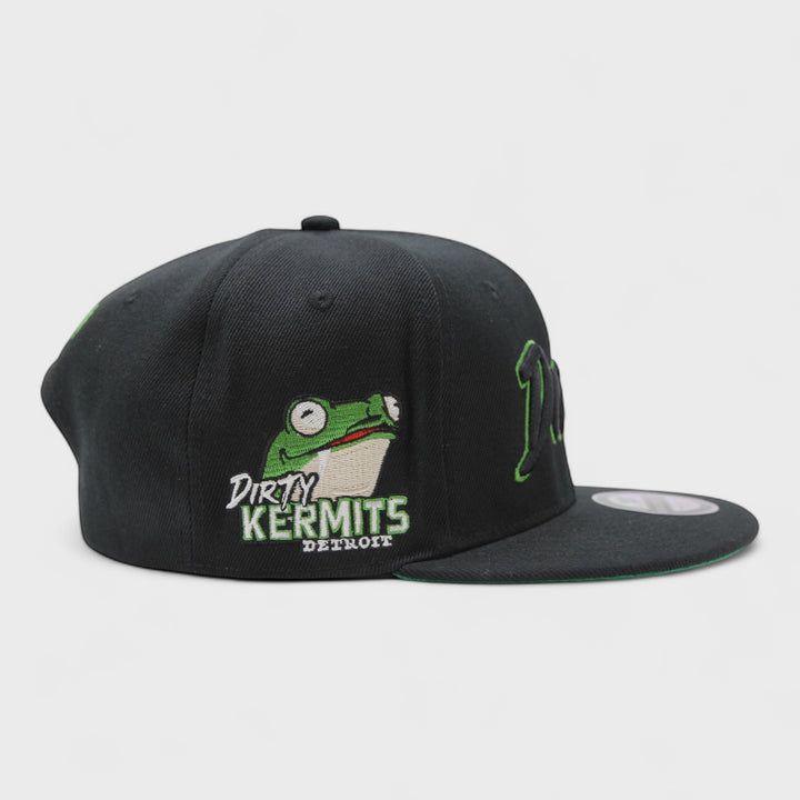 Naughty League Detroit Dirty Kermits Snapback black - Shop-Tetuan