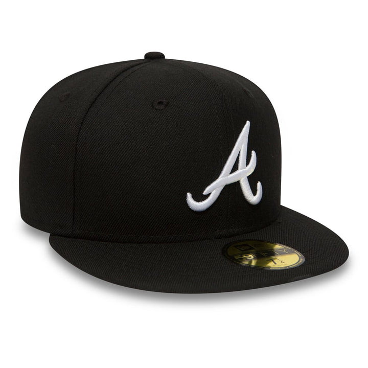 New Era Essential 59Fifty A Braves black/white - Shop-Tetuan